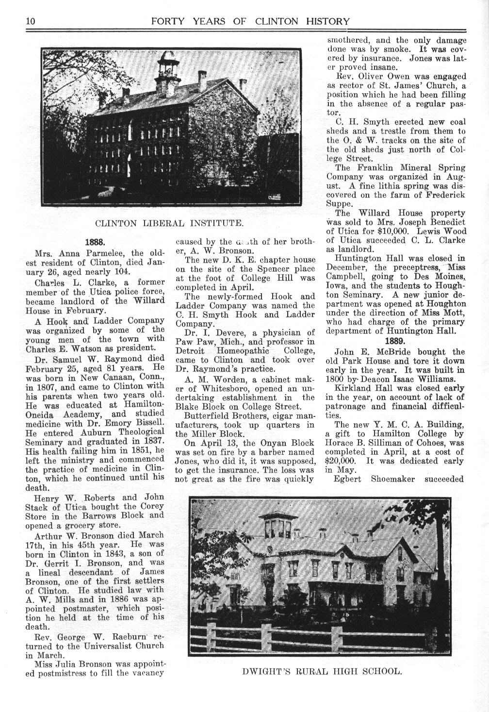 Forty Years of Clinton History